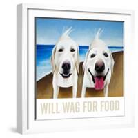 Will Wag For Food-Mark Ulriksen-Framed Art Print