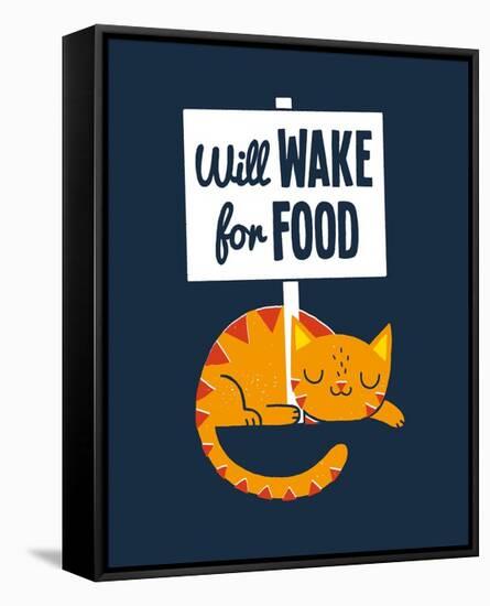 Will Wake for Food-Michael Buxton-Framed Stretched Canvas