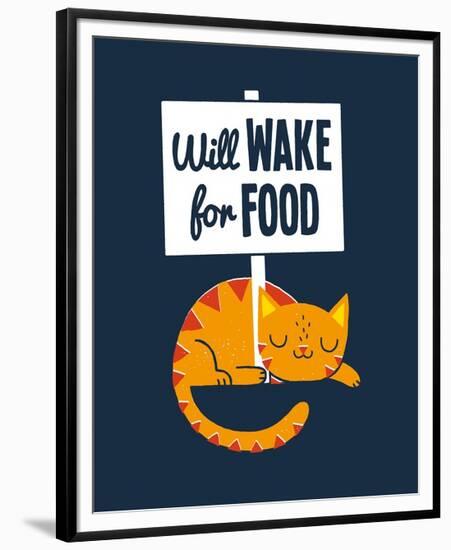 Will Wake for Food-Michael Buxton-Framed Premium Giclee Print