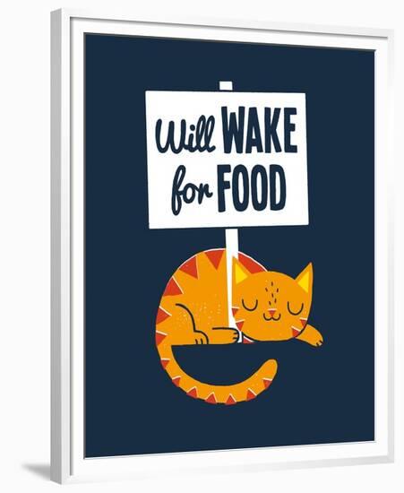 Will Wake for Food-Michael Buxton-Framed Premium Giclee Print