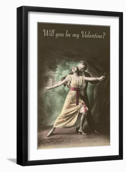 Will You Be My Valentine, Tango Dancers-null-Framed Art Print