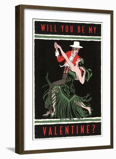 Will You Be My Valentine, Tango-null-Framed Art Print