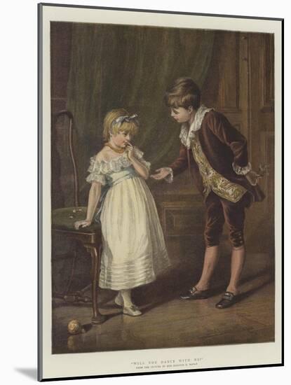 Will You Dance with Me?-null-Mounted Giclee Print