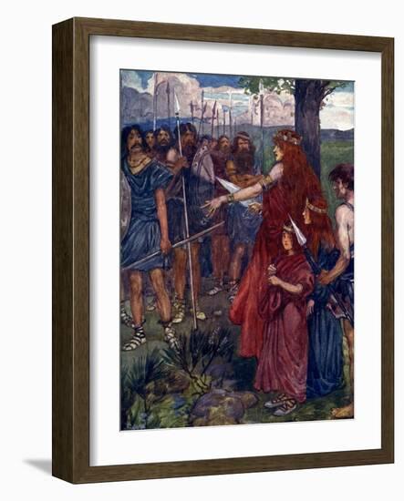 Will You Follow Me, Men?, C61 Ad-AS Forrest-Framed Giclee Print
