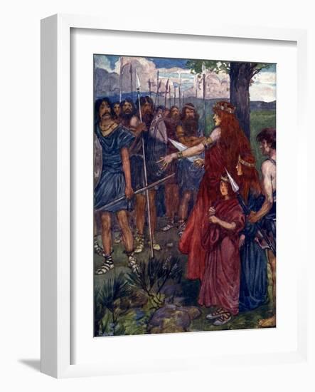 Will You Follow Me, Men?, C61 Ad-AS Forrest-Framed Giclee Print