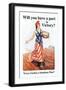 Will You Have a Part in Victory?-James Montgomery Flagg-Framed Art Print