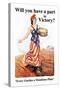 Will You Have a Part in Victory?-James Montgomery Flagg-Stretched Canvas