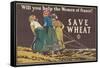 Will you help the women of France? Save wheat, 1918-Edward Penfield-Framed Stretched Canvas