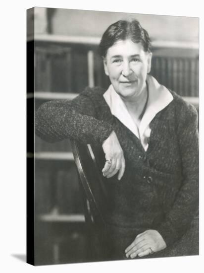 Willa Cather at the Time She Wrote Lucy Gayheart, Photo by Nicholas Muray, ca 1935-null-Stretched Canvas