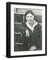 Willa Cather at the Time She Wrote Lucy Gayheart, Photo by Nicholas Muray, ca 1935-null-Framed Photo