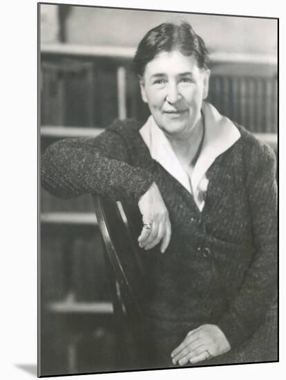 Willa Cather at the Time She Wrote Lucy Gayheart, Photo by Nicholas Muray, ca 1935-null-Mounted Photo