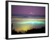 Willamette River Valley in a Fog Cover, Portland, Oregon, USA-Janis Miglavs-Framed Photographic Print