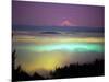 Willamette River Valley in a Fog Cover, Portland, Oregon, USA-Janis Miglavs-Mounted Photographic Print