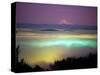 Willamette River Valley in a Fog Cover, Portland, Oregon, USA-Janis Miglavs-Stretched Canvas