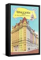 Willard Hotel, Washington D.C.-null-Framed Stretched Canvas