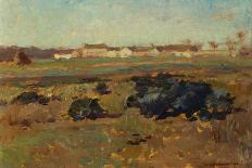 September Morning, Plainfield, New Hampshire-Willard Leroy Metcalf-Mounted Giclee Print