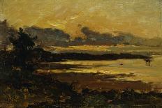 Sunset at Manchester, Massachusetts, from Sandy Hollow, 1877-Willard Leroy Metcalf-Giclee Print