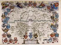 Map of Germany, C.1644-1645-Willem And Joan Blaeu-Stretched Canvas