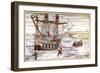 Willem Barents' Ship Among the Arctic Ice, 1594-1597-null-Framed Giclee Print