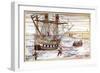 Willem Barents' Ship Among the Arctic Ice, 1594-1597-null-Framed Giclee Print