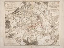 Battle of Waterloo, Map of the Battlefield, Engraved by Jacowick, 1816-Willem Benjamin Craan-Framed Stretched Canvas