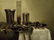 Breakfast with a Lobster, Dutch Painting of 17th Century-Willem Claesz Heda-Stretched Canvas