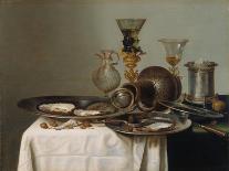 A Dessert, Previously Called Still Life with Silver Tumbler. 1637-Willem Claesz Heda-Art Print