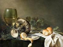 Breakfast with a Lobster, Dutch Painting of 17th Century-Willem Claesz Heda-Stretched Canvas