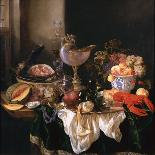 Pronk Still Life, with a Roemer, an Upturned Silver Tazza, a Half-Peeled Lemon on a Pewter Plate,…-Willem Claesz. Heda-Giclee Print