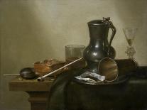 A Dessert, Previously Called Still Life with Silver Tumbler. 1637-Willem Claesz Heda-Mounted Art Print