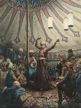 Egyptian Dancer in a Tent, 1863-Willem de Famars Testas-Framed Stretched Canvas