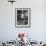 Willem de Kooning Preparing to Drink a Cup of Coffee in His East 10th St. Studio-James Burke-Framed Premium Photographic Print displayed on a wall