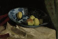 Still Life with Apples in a Delft Blue Bowl-Willem de Zwart-Art Print