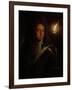 Willem III, Prince of Orange, King of England and Stadtholder-Godfried Schalcken-Framed Art Print