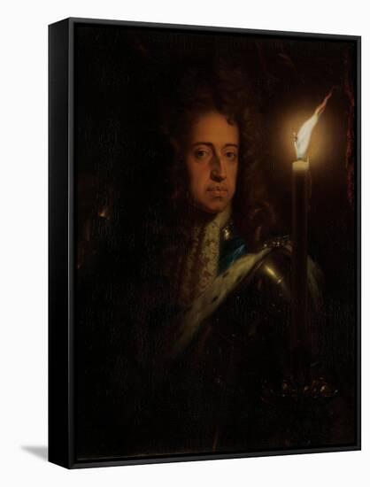 Willem III, Prince of Orange, King of England and Stadtholder-Godfried Schalcken-Framed Stretched Canvas