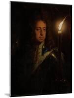 Willem III, Prince of Orange, King of England and Stadtholder-Godfried Schalcken-Mounted Art Print