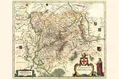 New Picture Of The 17 Provinces Of Lower Germany-Willem Janszoon Blaeu-Art Print