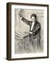 Willem Mengelberg conducting with-Therese Schwartze-Framed Giclee Print