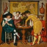 Elegant Couples Courting-Willem Pietersz Buytewech-Stretched Canvas