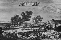 Burning of the English Fleet at Chatham-Willem Schellinks-Art Print