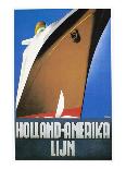 Dutch Travel Poster, 1932-Willem Ten Broek-Stretched Canvas
