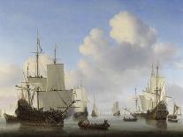 Battle of Solebay, June 7, 1672 - De Ruyter Against the Duke of York on the 'Royal Prince'-Willem Van De Velde II-Giclee Print