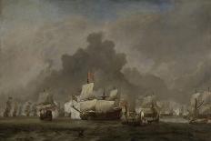 Battle of Solebay, June 7, 1672 - De Ruyter Against the Duke of York on the 'Royal Prince'-Willem Van De Velde II-Giclee Print