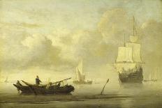 A Calm at Sea-Willem Van De Velde II-Art Print