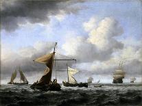 Seascape-Willem Van De Velde The Younger-Giclee Print