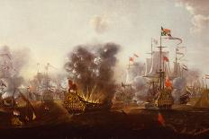 The Battle of Chatham, 1667-Willem van der Stoop-Giclee Print