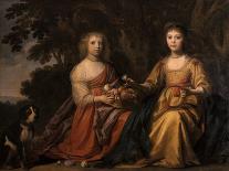 Maria Magdalena and Charlotta Elisabetha, Princesses of Nassau-Willem van Honthorst-Giclee Print