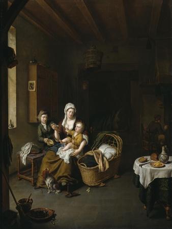 A Mother Feeding Her Child (The Happy Mother), 1707