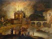 Pd.516-1963 View of Trinita Dei Monti, Rome, 1603-Willem van Nieulandt-Framed Stretched Canvas