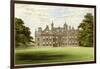 Willesley Hall, Derbyshire, Home of the Earl of Loudoun, C1880-AF Lydon-Framed Giclee Print